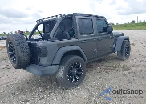 2019 Jeep Wrangler Unlimited Sport S 4X4 из США, поврежденный, VIN 1C4HJXDG7KW597695